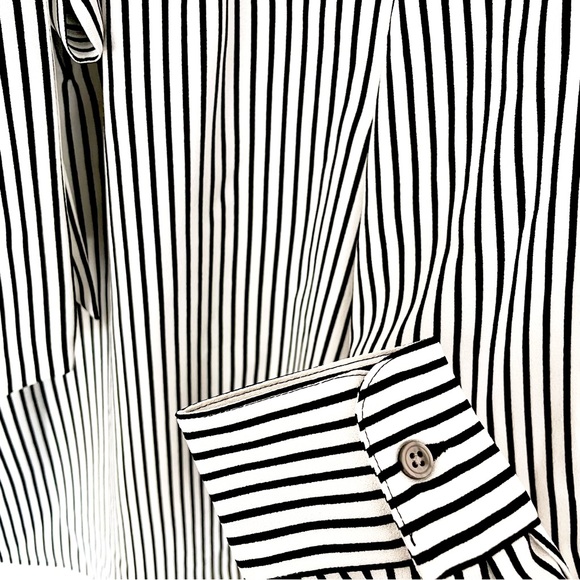 women’s tie neck business casual blouse - Picture 5 of 10